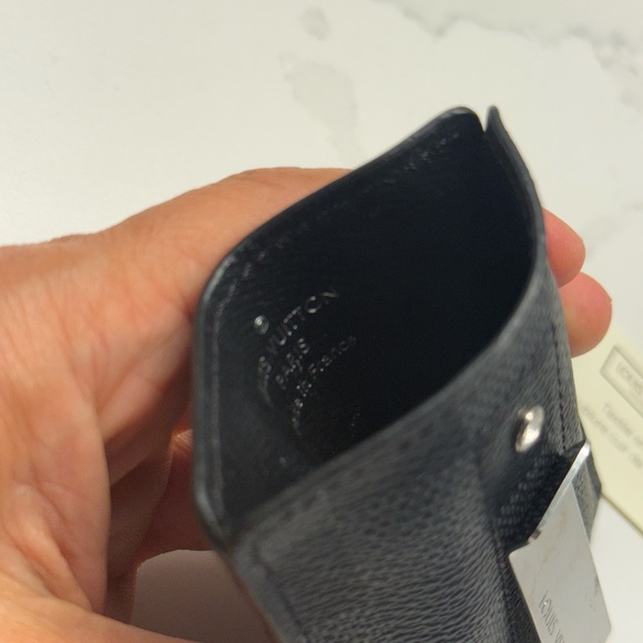 Louis Vuitton Black Leather Card Holder - Picture 6 of 8